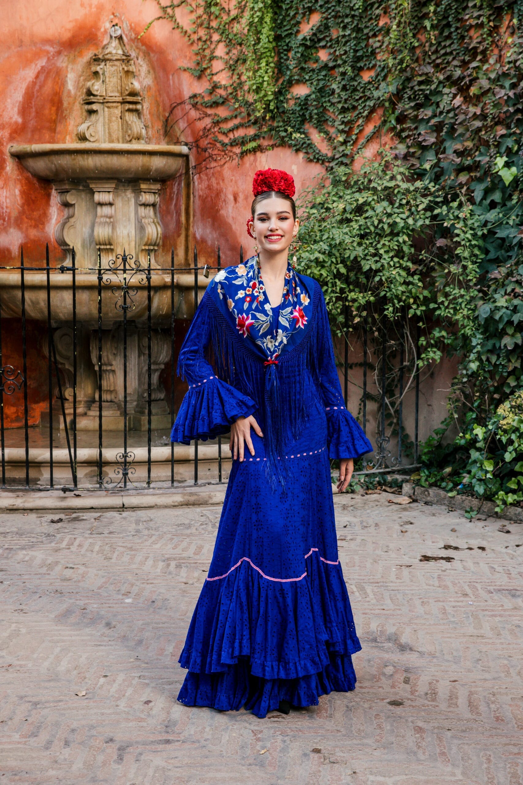 DOCE del FLAMENCO フラメンコドレス M フラメンコドレス 2024 レッドカラーモデル パオラ - Viva la Feria