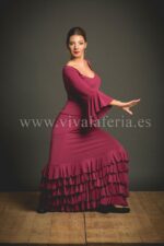 faldas flamencas con volantes de crespón monroy