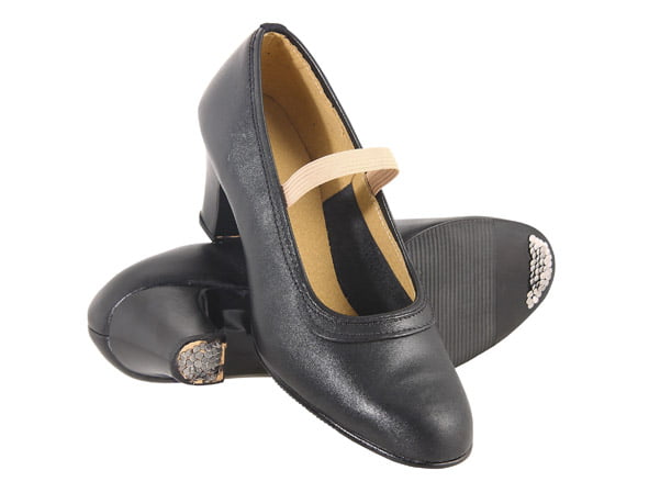 フラメンコシューズ フラメンコシューズ 花柄カットアウト 緑色