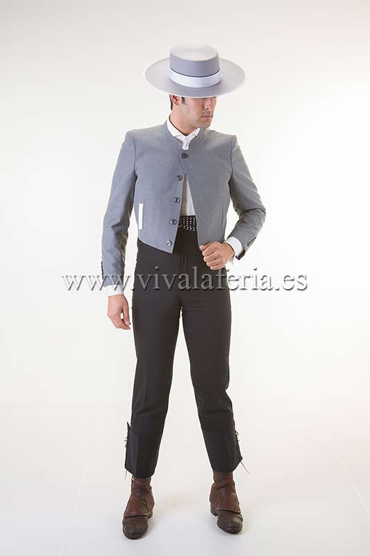 Pantalón campero de cairel elástico negro