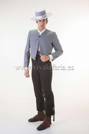 Pantalon veste élastique noir pour cairel