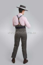 Pantalón campero elástico raya Negra