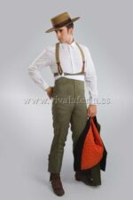 Pantalón campero elástico raya Verde