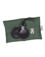 CASTAÑUELAS CAPRICHO NEGRA VETEADA EN VERDE Y BLANCO Nº 5