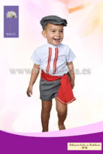 Traje de gitano campero para niño rayas