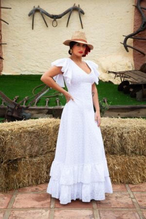 Robe blanche, modèle Triana