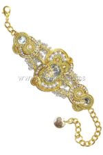 Pulsera dorada para traje flamenco
