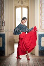 images Falda flamenca de ensayo roja Cala de Davedans