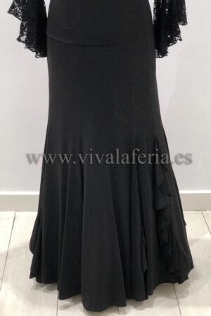 flamenco skirt black lidia model