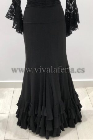 flamenco rehearsal skirt 