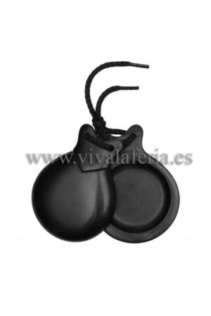 Castanholas pretas de flamenco para semi-profissionais 