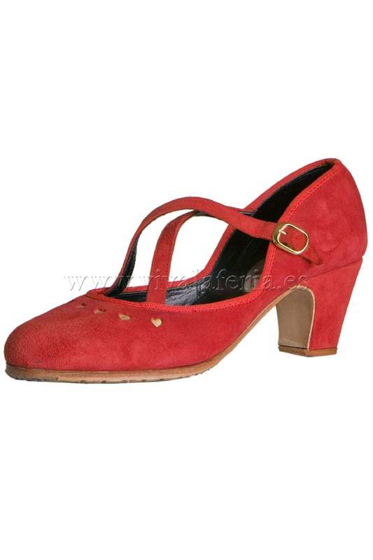 紫色のセミプロフェッショナル フラメンコ シューズ - Viva la Feria