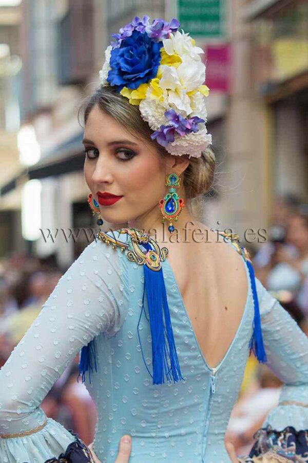 Pendiente bisutería flamenca diana de candela de reina