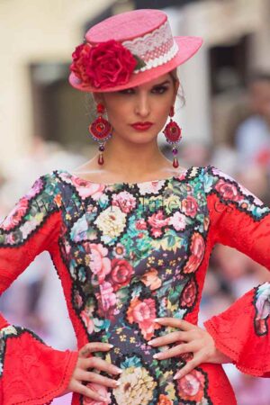 Pendientes bisuter&iacute;a flamenca gea de candela de reina