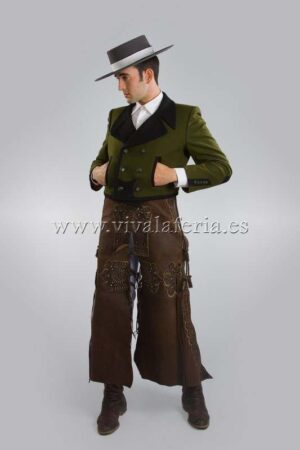 chaqueta marsell&eacute;s verde caceria hombre