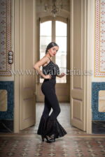 images Pantalón para baile flamenco negro modelo Annecy