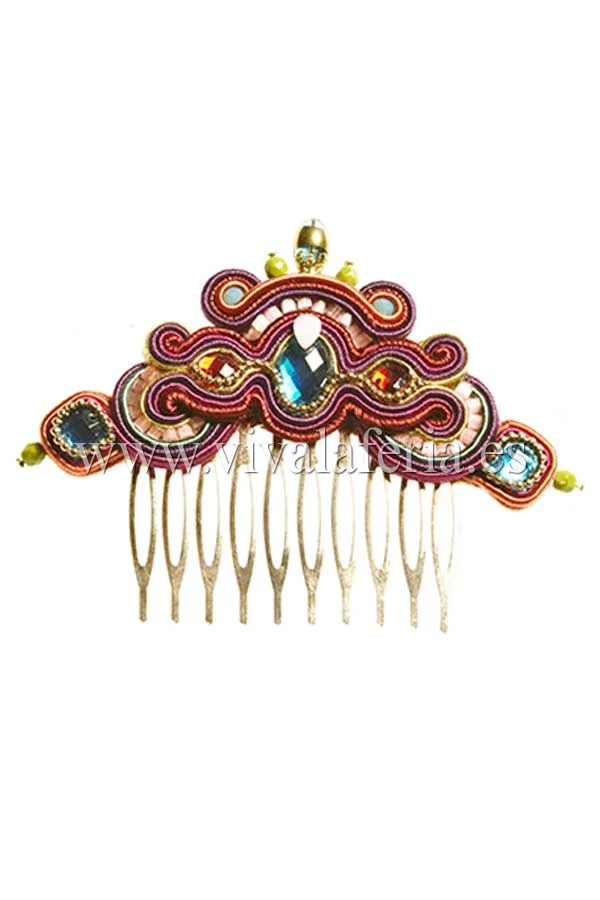 Peigne à bijoux flamenco Roseta de Candela de Reina