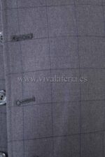 images traje de corto hombre cuadros gris