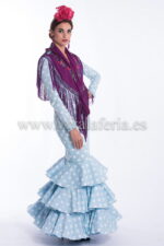 Traje de flamenca modelo Cielo de Alfarera