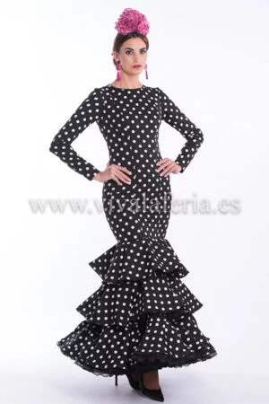 Flamenco dress Puebla model Alfarera-Carmen Acedo collection