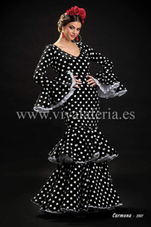 Flamenco dress Carmona Negro model by Son-MM