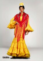 Vestido de flamenca canastero modelo Catalina
