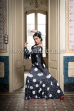 Robe de danse flamenco noire Lei de Davedans
