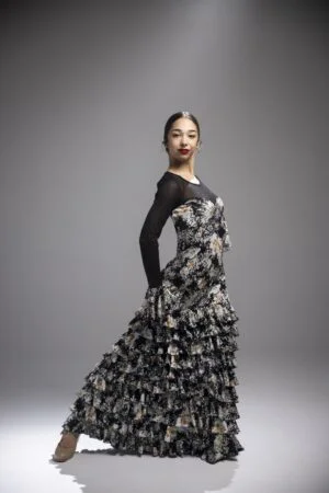 Vestido de baile flamenco modelo Barletta Estampado