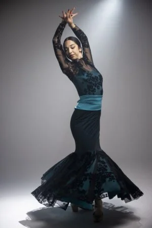 Falda Cristal Punto Elástico