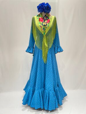 Vestido de gitana canastero modelo Reina - Talla 40
