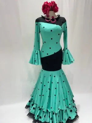 Traje de flamenca de la diseñadora Loli Vera - Talla 42