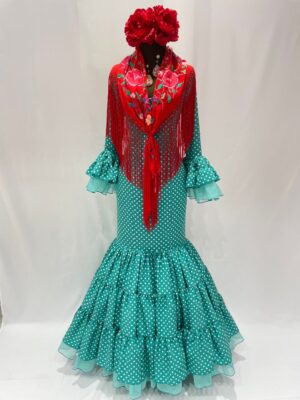 Traje de gitana canastero - Talla 38