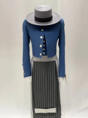 Jerez Paris 3-piece country suit, blue color