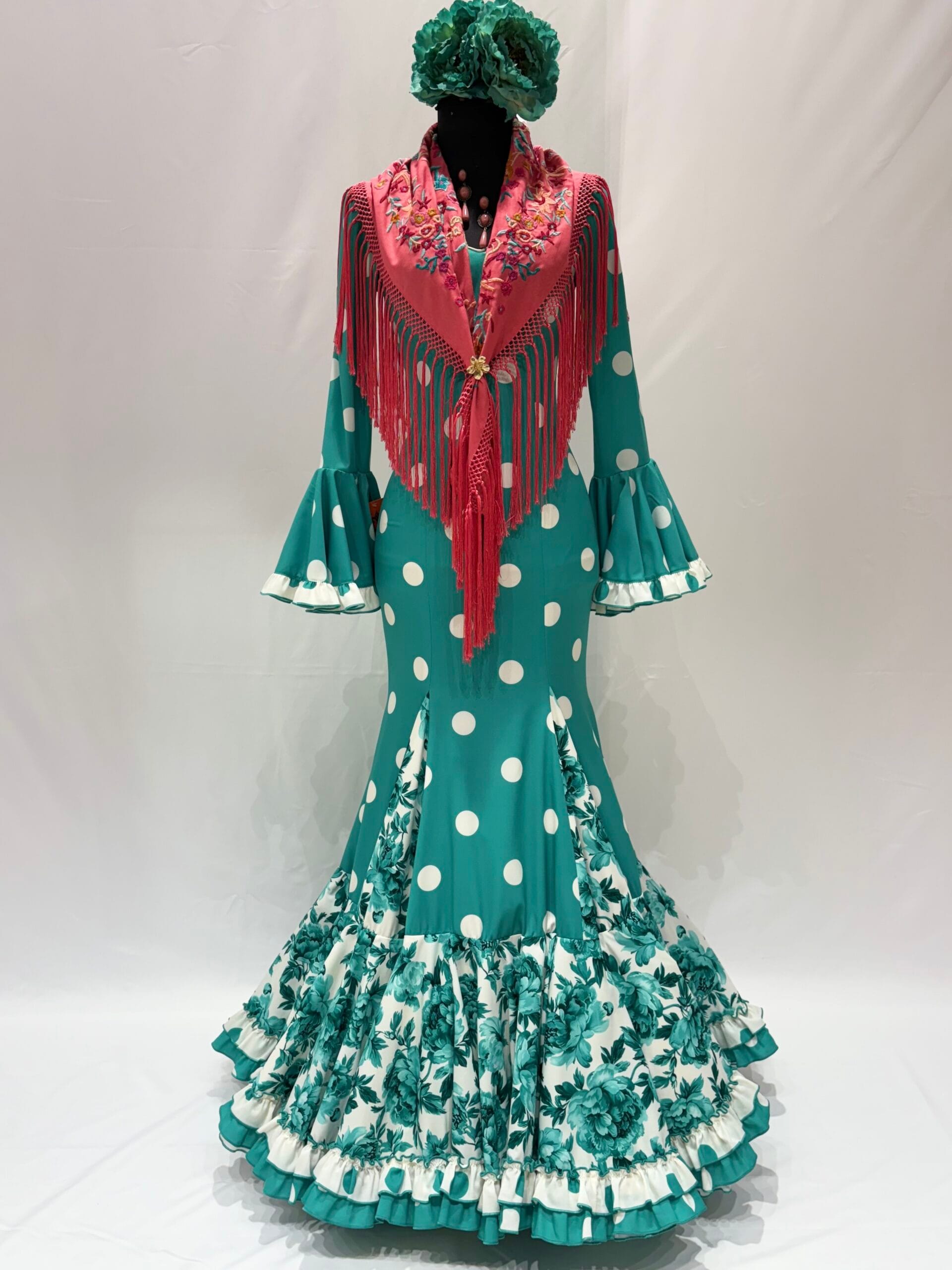 Vestido Gitana Modelo Taranto Manuela Macías Viva la Feria